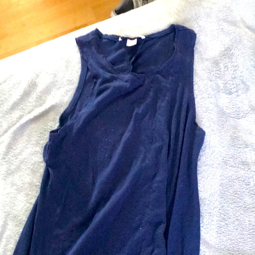 Navy blue open back Victoria’s Secret tank/dress size xsmall